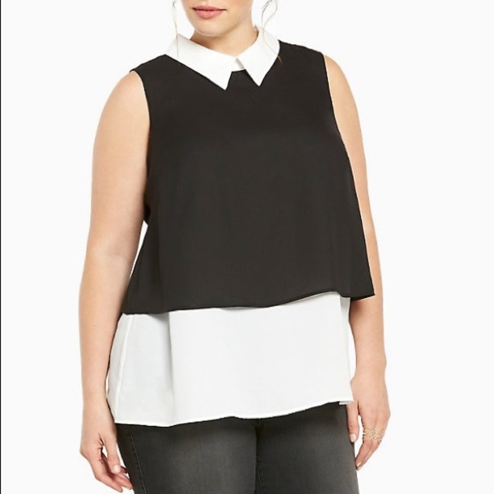 Layered Collar Tank Top